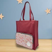 Soin Sewing 所以相縫 - 好好讀書書袋-繽紛花彩