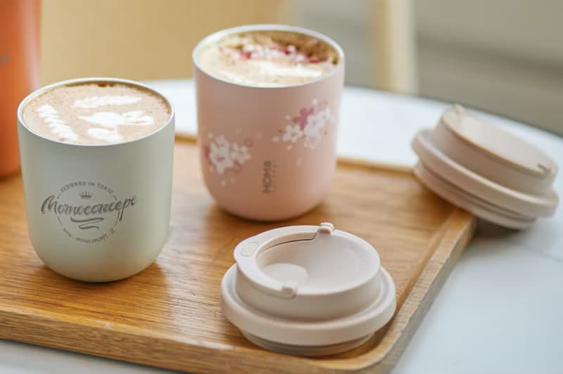 日本 MOMOCONCEPT Ice Latte 冰拿鐵 雙層不銹鋼真空咖啡杯 280ml