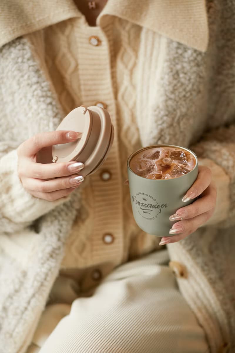 日本 MOMOCONCEPT Ice Latte 冰拿鐵 雙層不銹鋼真空咖啡杯 280ml