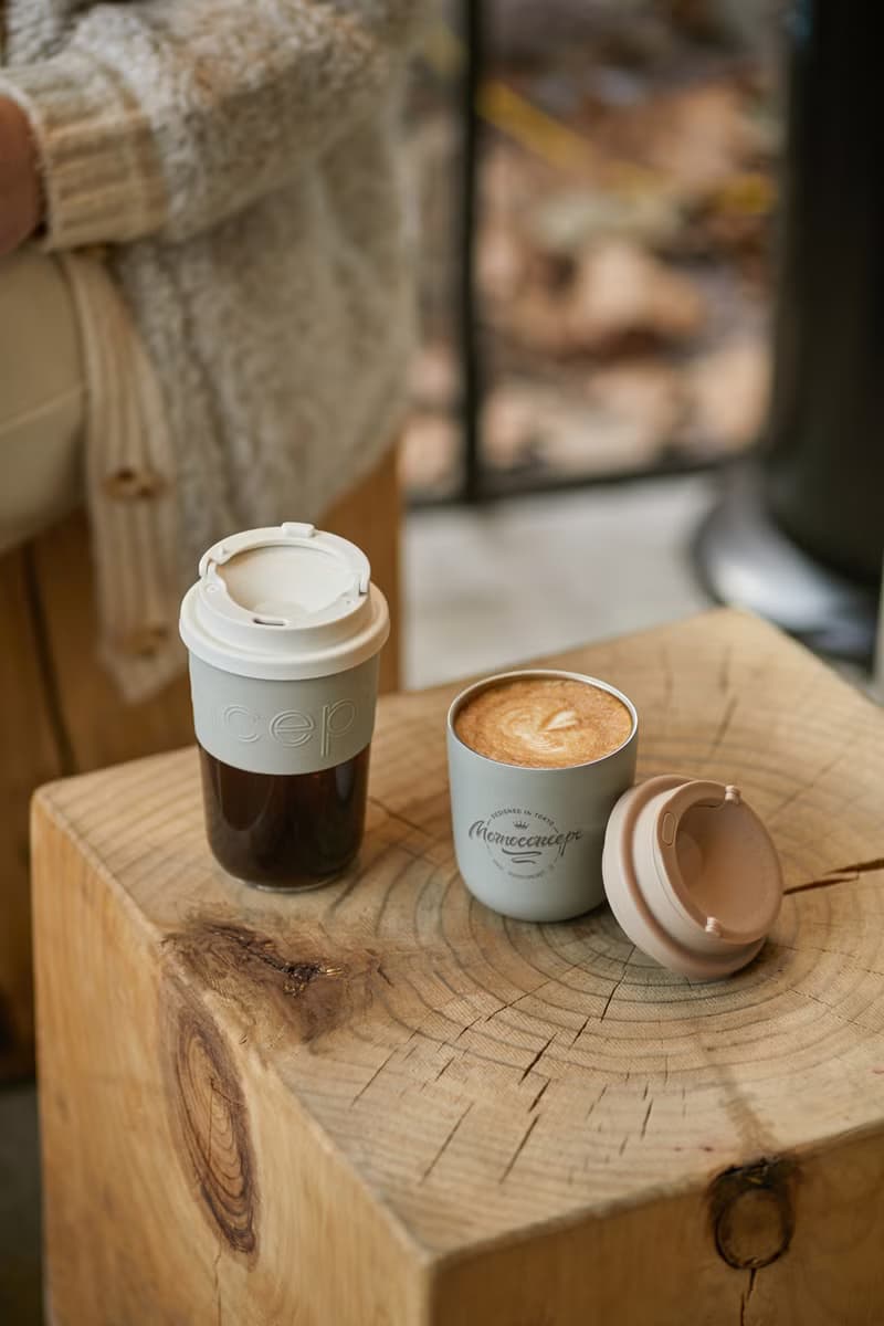 日本 MOMOCONCEPT Ice Latte 冰拿鐵 雙層不銹鋼真空咖啡杯 280ml