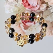 秋收-黃水晶/金曜石/茶晶/水晶手鍊/豐盛/招財/開運水晶/喜悅