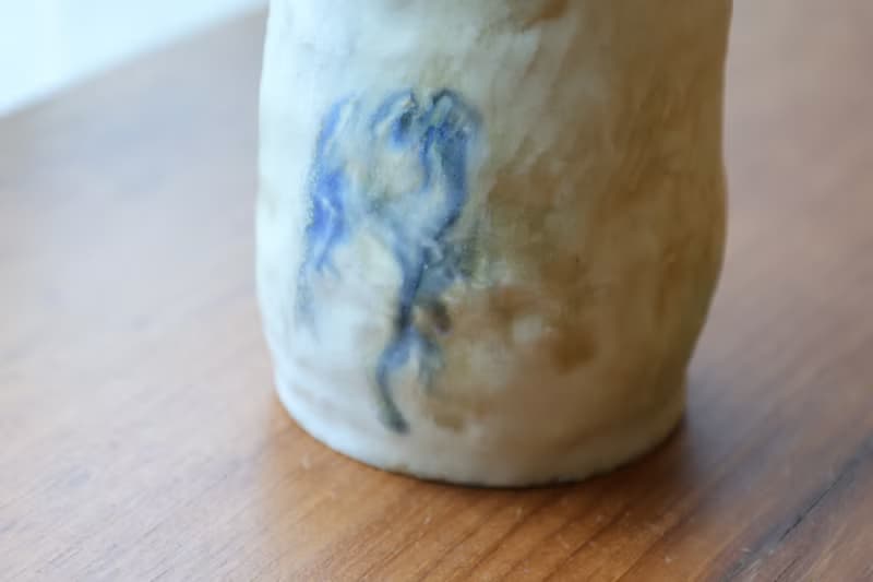 【聖誕節禮物】美國進口陶土手捏提把乾花器侘寂陶藝天使之翼藝術