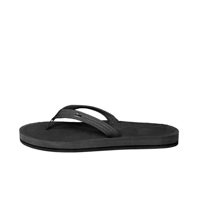 【春夏新品】indosole 環保拖鞋 Easy Living  墨碳黑 女