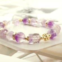 紫韻花神/紫超七手鍊 水晶手鍊 手鍊 水晶 能量 水晶手珠