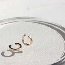 14kgf- square cut ear cuff (small size)