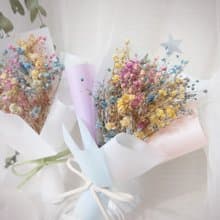 滿天星小花束 【彩虹款】情人節花束/婚禮小物/乾燥花束/婚禮小物