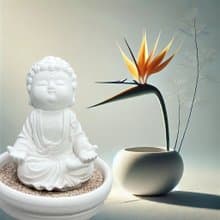 靜謐之美學 淨念吉祥小佛之衲靜 小盤套組  精緻台灣文創禮品