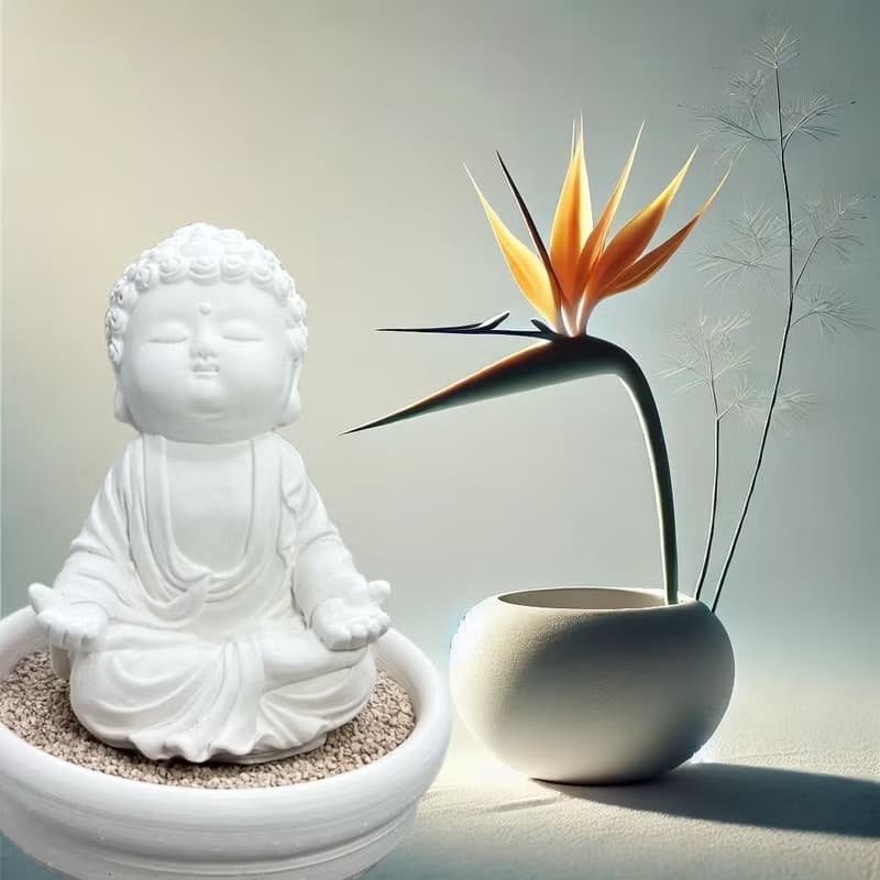 靜謐之美學 淨念吉祥小佛之衲靜 小盤套組  精緻台灣文創禮品