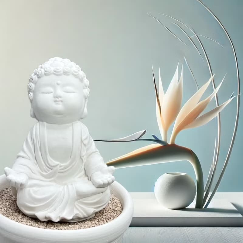 靜謐之美學 淨念吉祥小佛之衲靜 小盤套組  精緻台灣文創禮品