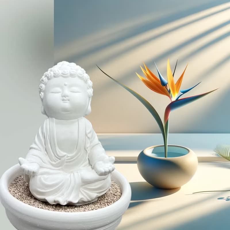 靜謐之美學 淨念吉祥小佛之衲靜 小盤套組  精緻台灣文創禮品