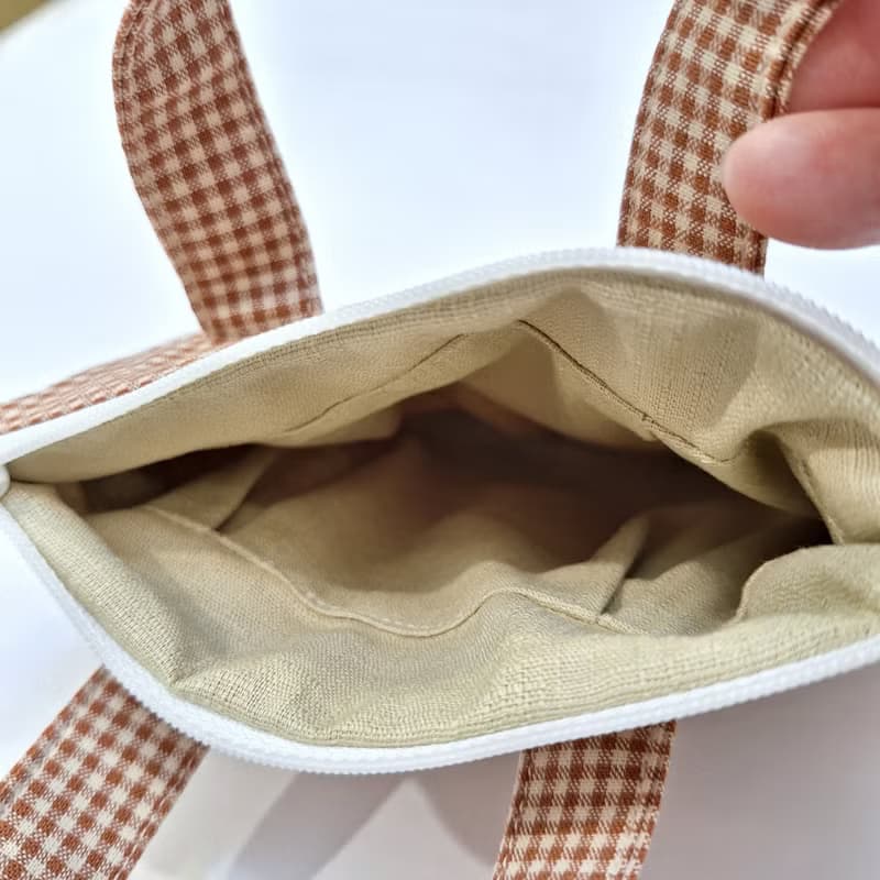 【MY HANDMADE】拉鏈皺摺小包