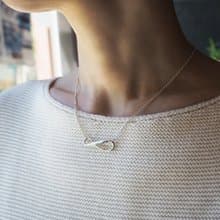 small infinity necklace_小無限項鍊 符號 正能量 希望 無極限