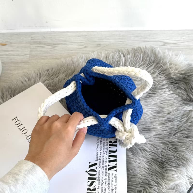 手提編織包【Crochet bag】