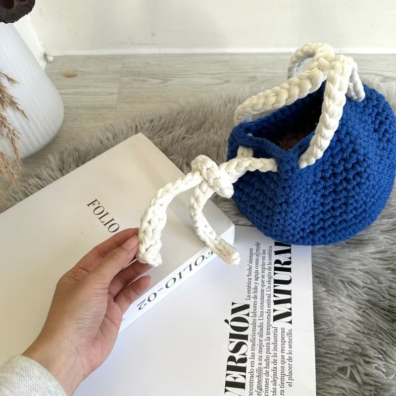 手提編織包【Crochet bag】