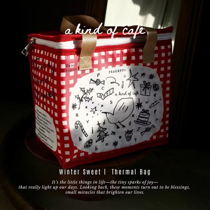 【什物】Xmas禮物聖誕紅保冷保溫袋 | Winter Sweet