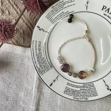 青春雙愛心編織手鍊