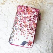 手作好禮 櫻花 牛皮多功能鑰匙包