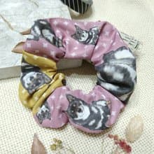 柴犬-黑柴犬-查理士-柯基-波士頓梗-黃粉星芒-大腸髮圈-馬尾髮帶