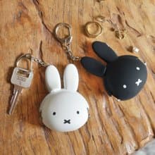 miffy 米飛兔矽膠口金吊飾小物包(兩色)