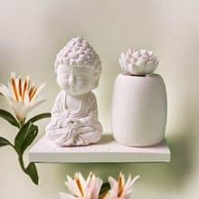 母親節佳禮淨念吉祥小佛之培德 香氛線香綜合套組 擴香石精油 居