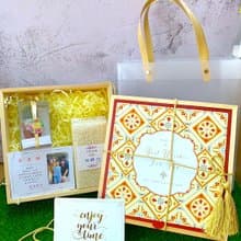 【花米邸家】神戶雅緻木紋禮盒 婚禮小物 活動禮 長輩禮 伴郎伴娘
