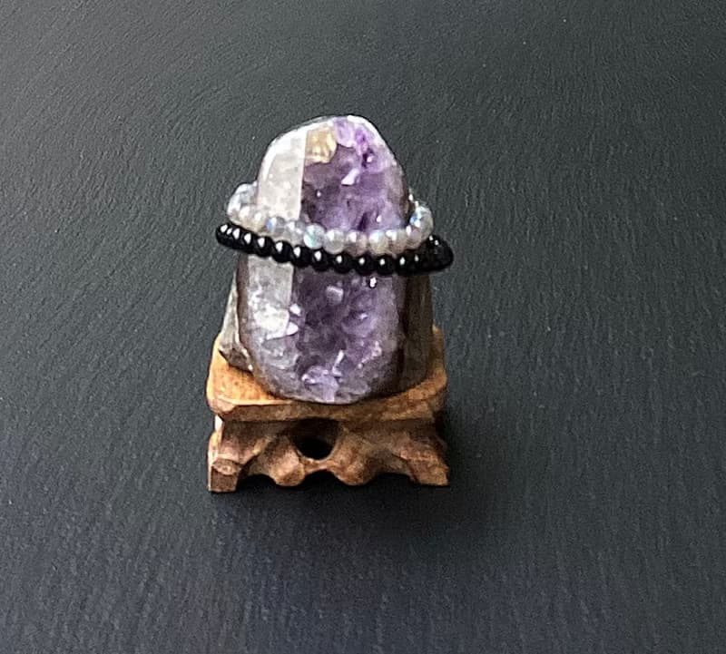 招財開運-天然異象夢幻紫 紫晶鎮共生方解石 快速出貨 風水擺件