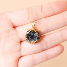 海之濱‧波光 藍彼得石 項鍊飾品
