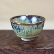 【送禮好物】50ml 錯落 天目釉 中式小茶杯 鶯歌葉敏祥作品