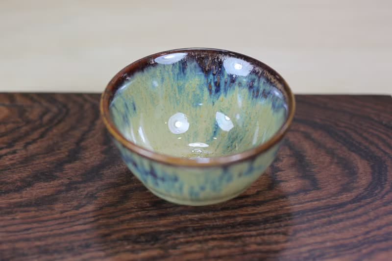 【送禮好物】50ml 錯落 天目釉 中式小茶杯 鶯歌葉敏祥作品