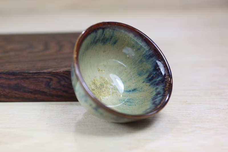 【送禮好物】50ml 錯落 天目釉 中式小茶杯 鶯歌葉敏祥作品