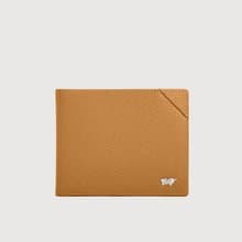 【免費升級送禮包裝】斯萊特-A 粒面牛皮皮夾(多款)-淺棕色/BF565