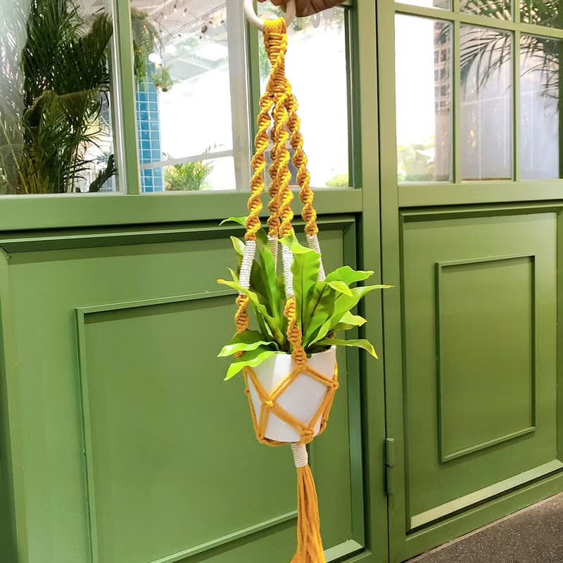 Macrame植物吊籃材料包_含影片教學
