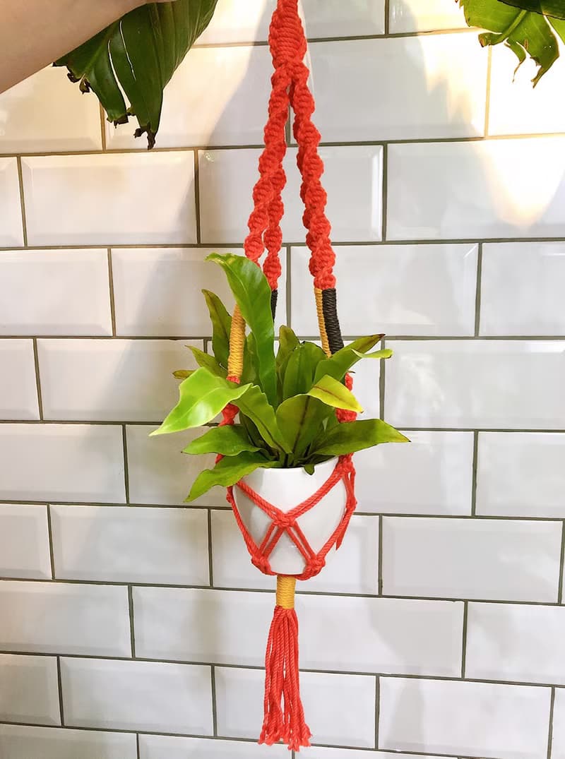 Macrame植物吊籃材料包_含影片教學