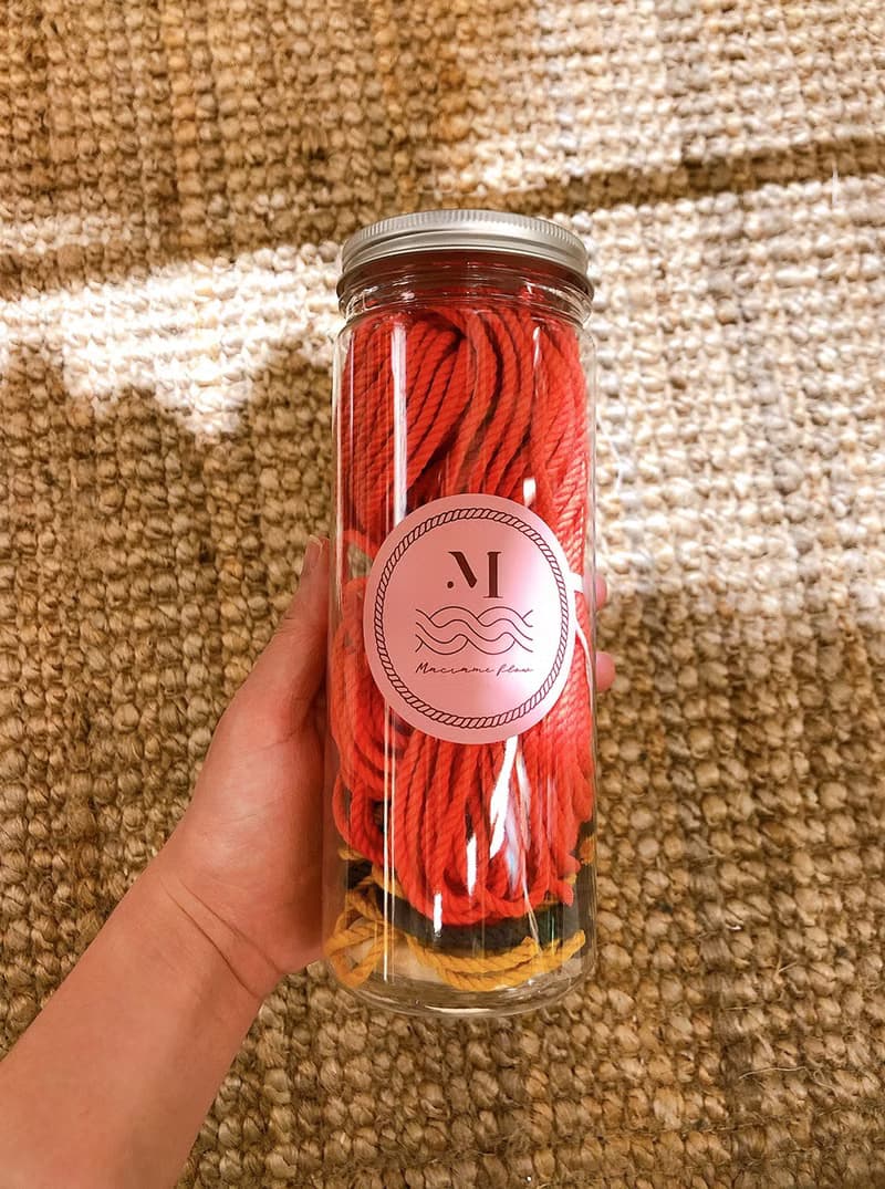 Macrame植物吊籃材料包_含影片教學