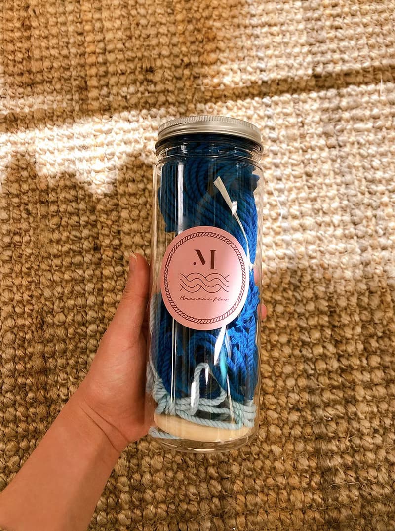 Macrame植物吊籃材料包_含影片教學