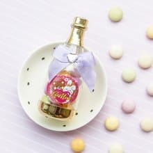 奇奇妮妮我的寶貝香檳糖果瓶(曼陀珠20顆入)-滿百份免費印名字