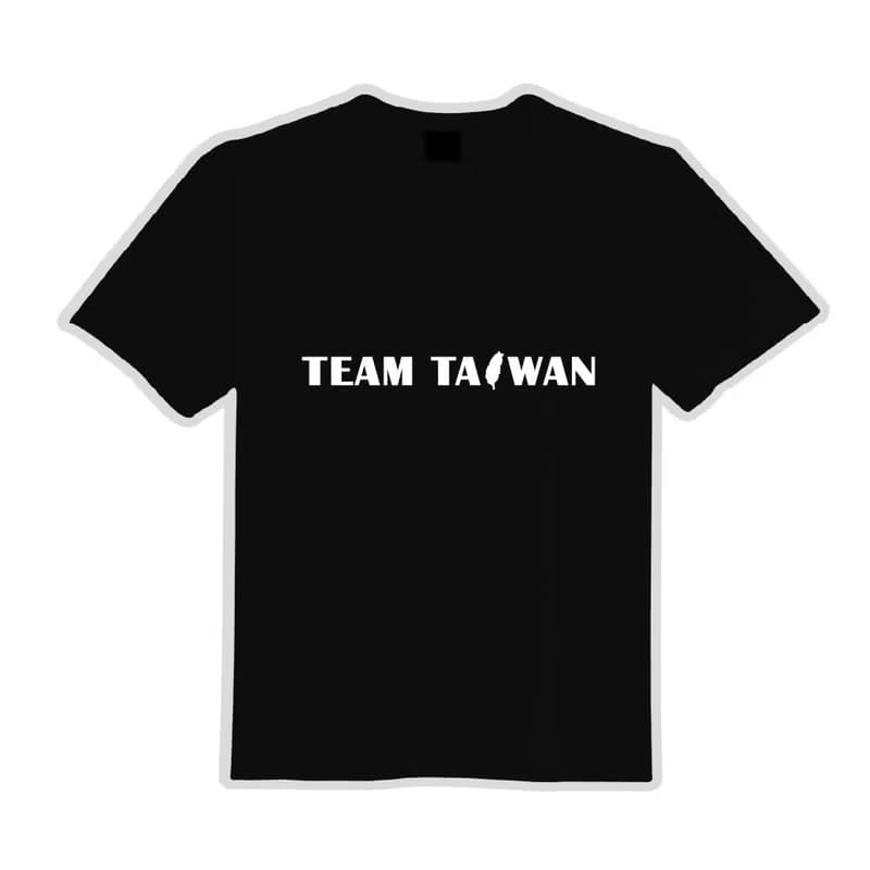 TEAM TAIWAN 棒球 文創 衣服 T恤 黑T 童裝 純棉 吸濕排汗 涼感衣