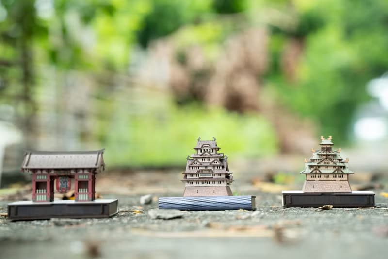 【 DIY 手作】日本大阪城 東堂微縮模型 收藏品 建築 立體拼圖