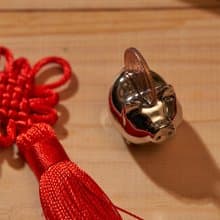 GOLDENPIG | 招財金豬 叄 白K金