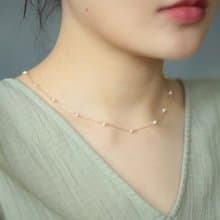 滿天星項鍊_珍珠款│14KGF