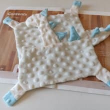 11/14後出貨 恐龍安撫巾 安撫玩偶 豆絨布 安撫玩具 彌月禮物