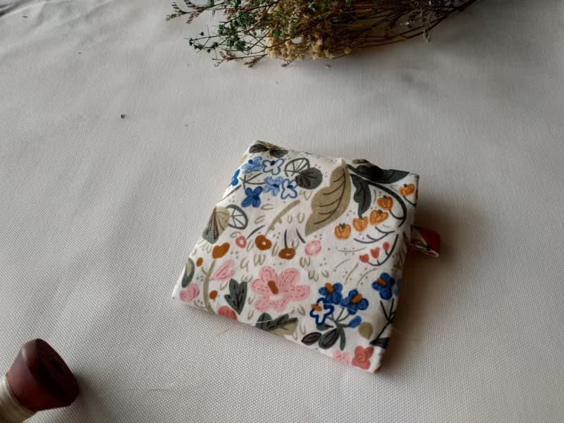 小方干 零錢包 卡片夾  插畫風花園