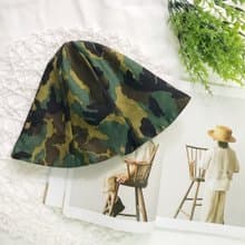 軍綠迷彩 花瓣帽 雙面帽 小孩遮陽帽