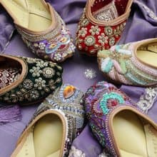 【一千零一夜系列】波西米亞/手工釘珠刺繡鞋