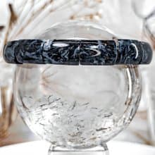 【納米比亞藍彼得】美品全藍 藍彼得石鐲排 水晶手排手串