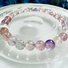 小精品透閃溫柔仙女系彩超七6.7-7.1mm13.67g三輪骨幹黃超七紫粉