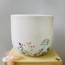 花卉 手握杯