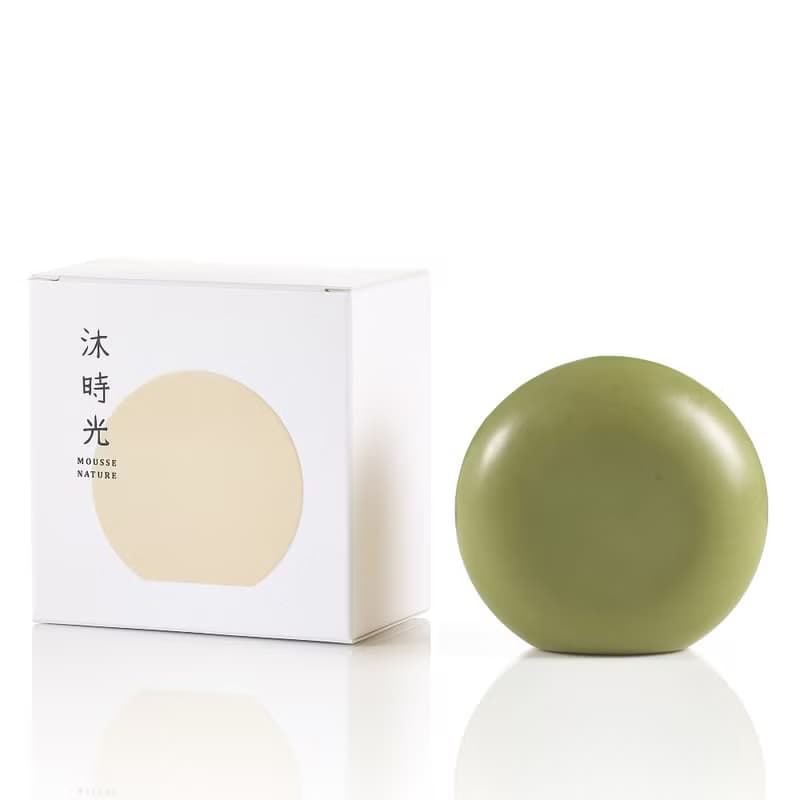 【禮盒】溫泉艾草平安皂/110克/艾草 鼠尾草 薰衣草精油/
