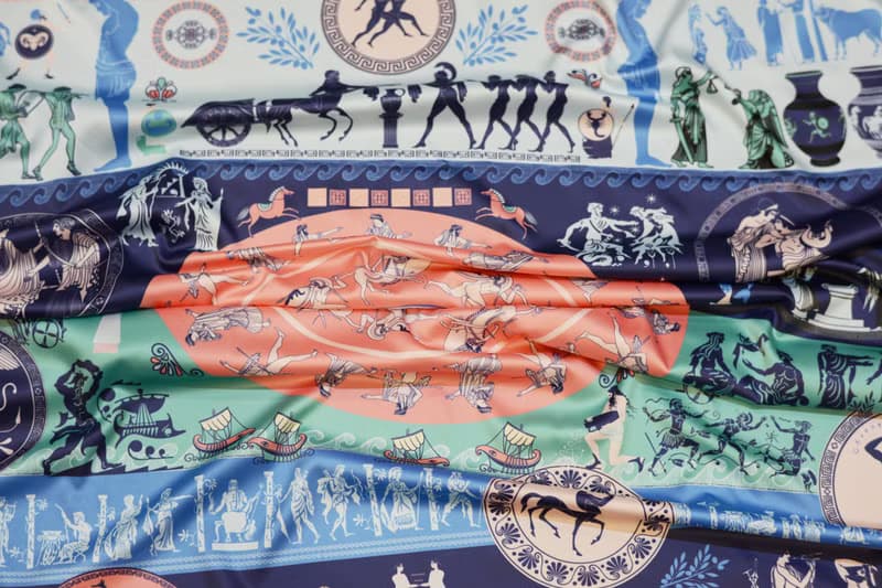 Greek Scarf - culture landscape city in imagination