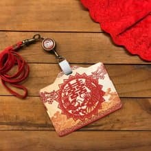 YOYO card case 伸縮證件套(橫式) - 紅囍 婚禮小物 禮物推薦推
